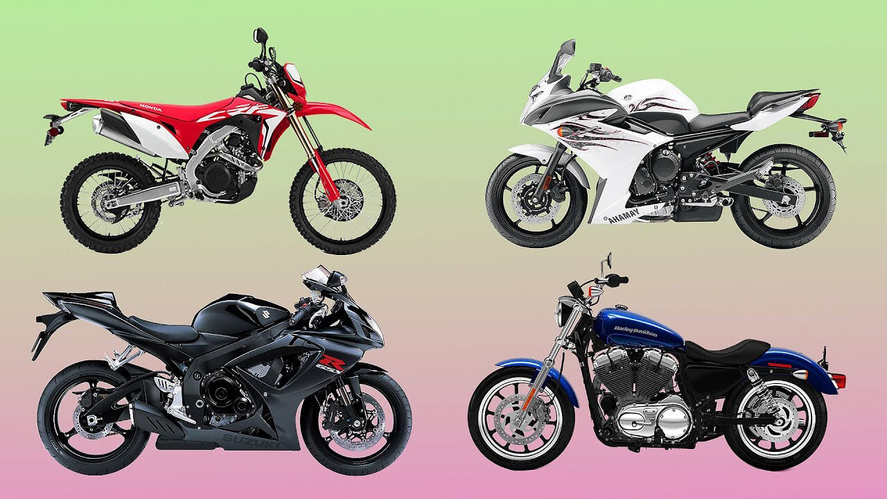 Different Types of Motorcycles.