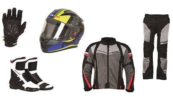 MOTORCYCLE GEAR FOR THE RIDER.