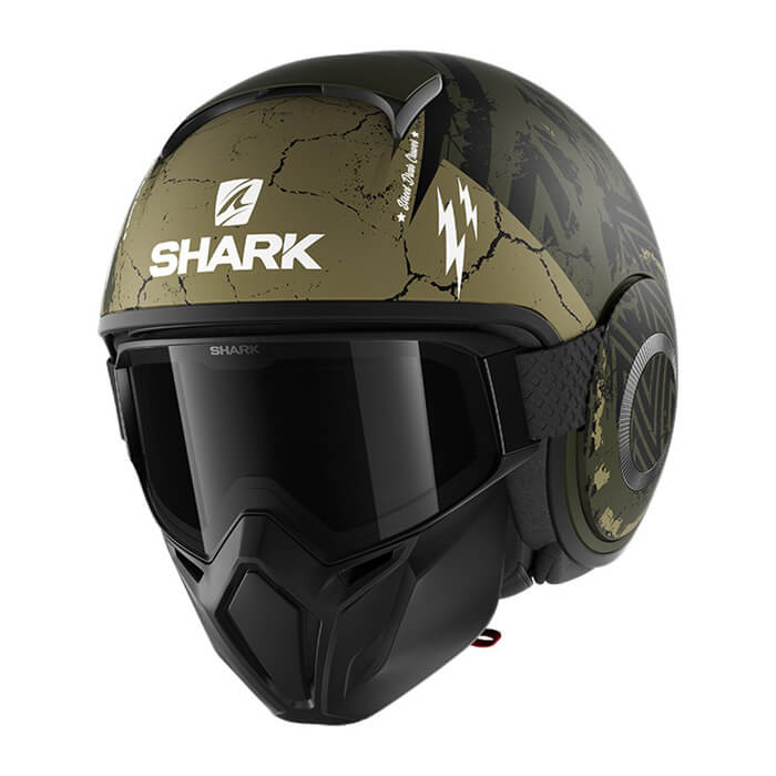 Shark HE3318DGKGL Motorcycle Helmet.