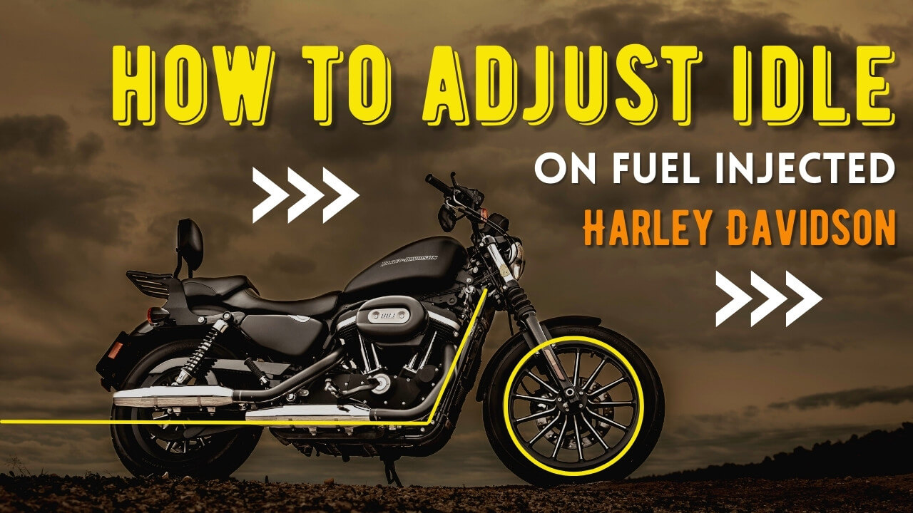 how to adjust idle on fuel injected Harley Davidson