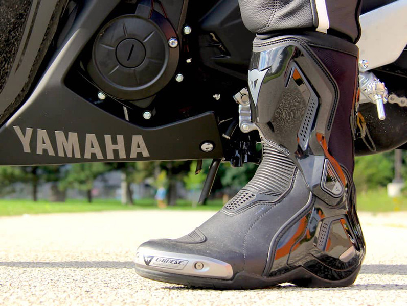 Motorcycle boots.